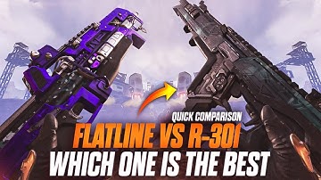 Flatline vs R-301 Quick comparison | Which one is the best | Apex Legends Mobile