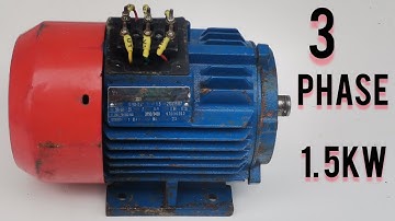 I turn 3 phase induction motor into generator #how to make high voltage generator #diy generator 