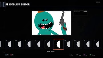 Rick and Morty Mr Meseeks | Black ops 3 Emblem Tutorial