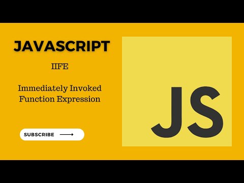 IIFE - Immediately Invoked Function Expressions in Javascript | @thecodemen