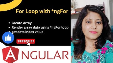 *ngFor Loop in Angular | Directive in Angular | Structured Directive *ngFor #angular16 #frontend