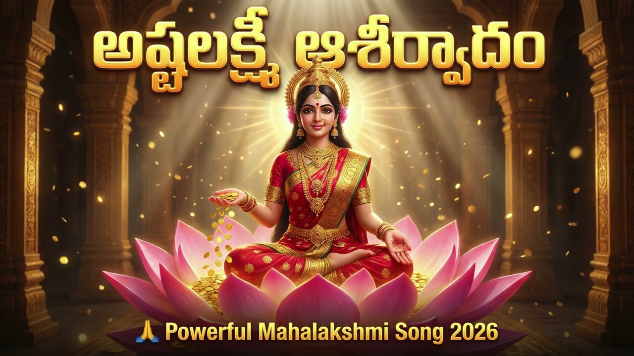 అష్టలక్ష్మీ ఆశీర్వాదం | Powerful Mahalakshmi Devotional Song Telugu 2026