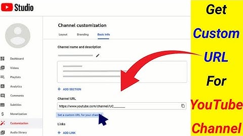 How to Set a custom URL for YouTube Channel | Eligibility/Criteria to get custom URL on YouTube