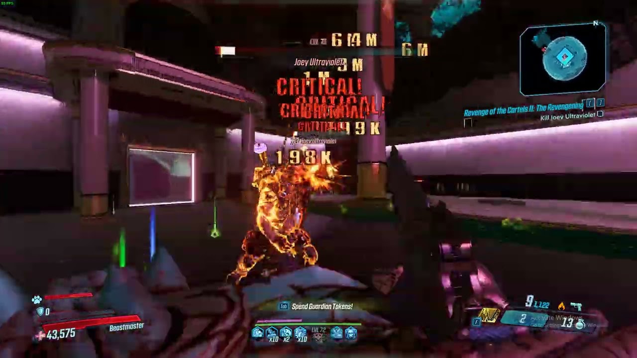 Farming Joey Ultraviolet until I get the Hotline Pandora Fl4k head (Day
