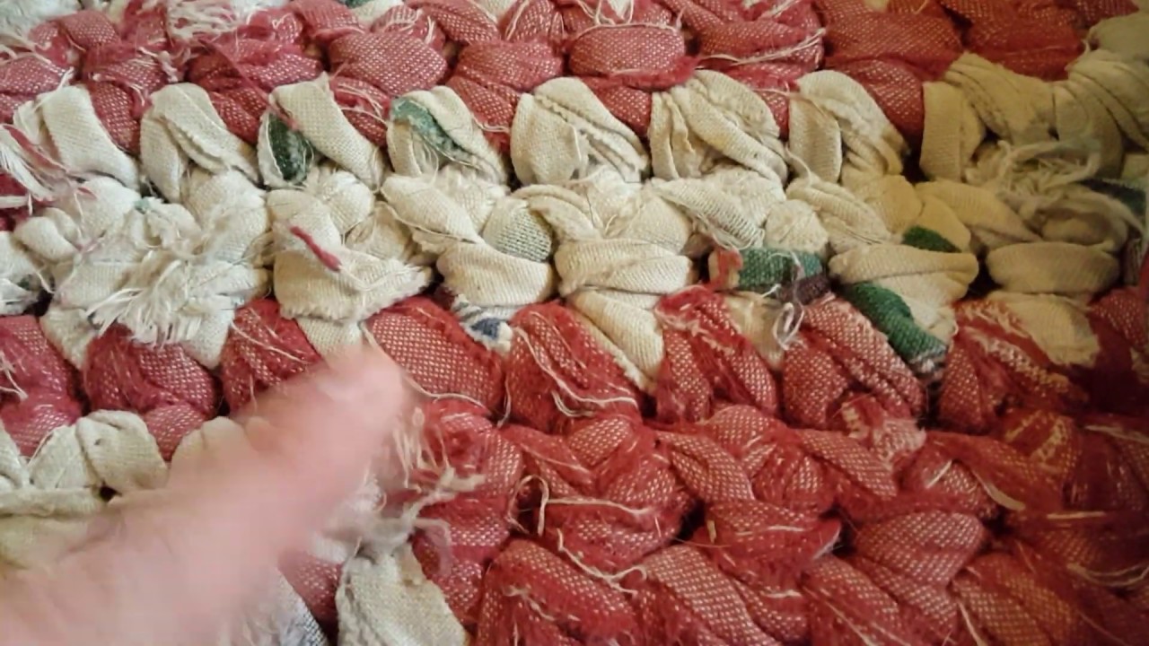 How to make a rag rug Part 1 YouTube