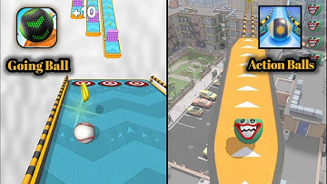 Going Balls vs Action Balls - Update Ring Portal - SpeedRun Gameplay Walkthrough