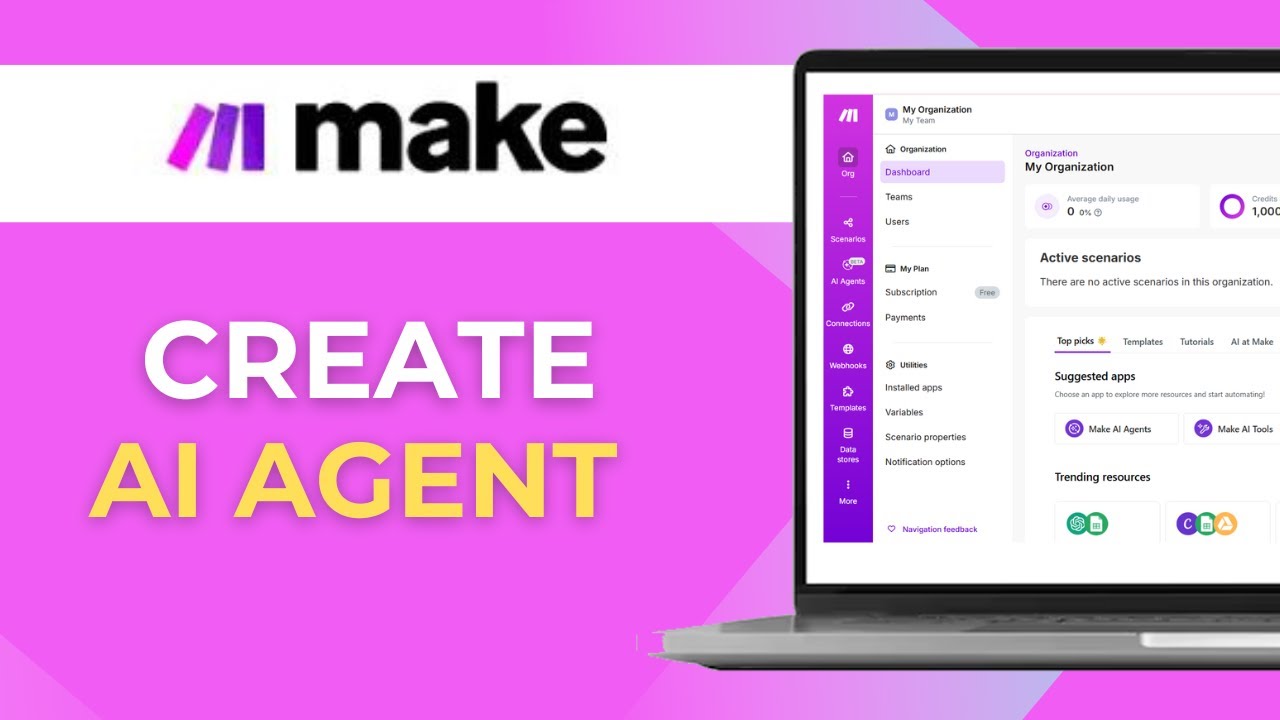 How to create AI agents with Make com - YouTube