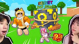 Giant Brainrot Lucky Block Pull Challenge With My Girlfriend 😎 Ngao And Kemy Pull Lucky Blocks Ro... screenshot 4