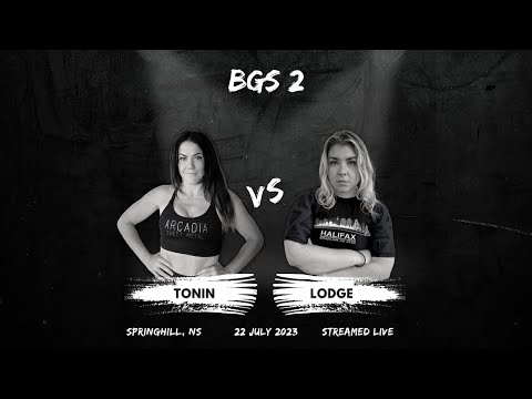 BGS2 Main Event - Sarah Tonin vs Brittany Lodge