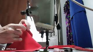 cách may vải da rất đơn giản.