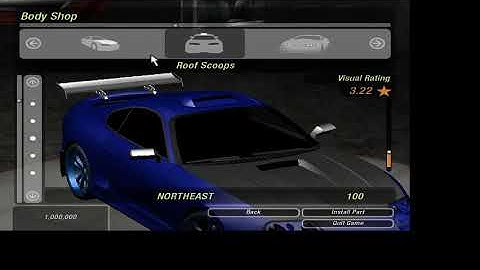 NFSU2 Hack money