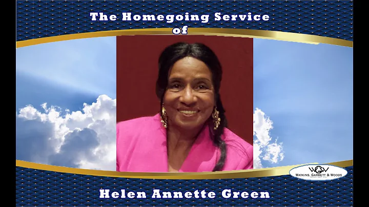 The Homegoing Service of Helen Annette Green