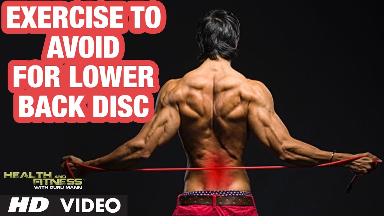 Back Pain/Disc Pain - Avoid these exercises | Complete info by Guru Mann