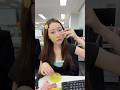寝坊して会社でメイクする😂💦Korean Office GRWM🧑💼🇰🇷 #vlog #韓国