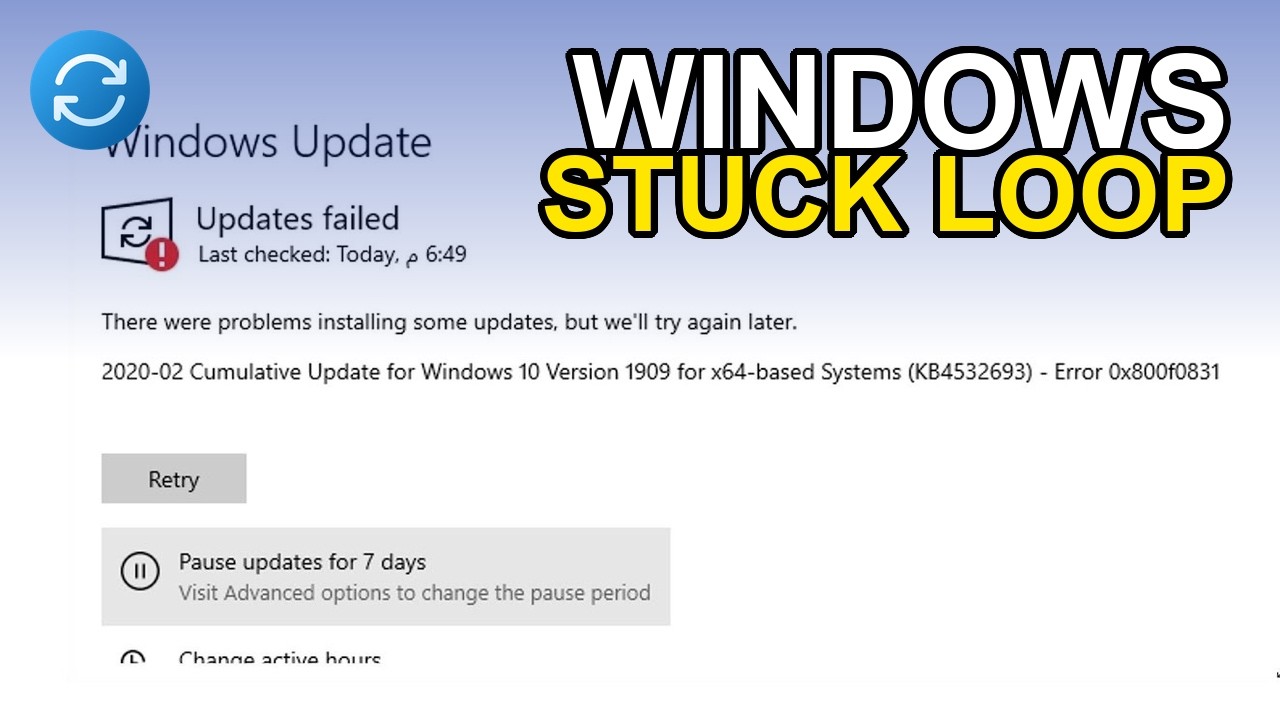 Windows Update Stuck Or Failing? Fix - 0x800f0831