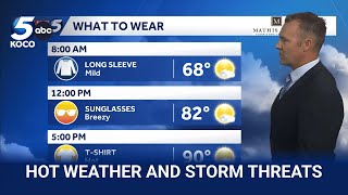 Oklahoma What to Wear Forecast: Higher heat brings low storm risk