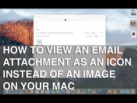 How to view an attachment as an icon in Mail on Mac - Apple Training