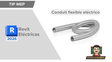 REVIT 2026 - CONDUIT FLEXIBLE ELÉCTRICO 🤔