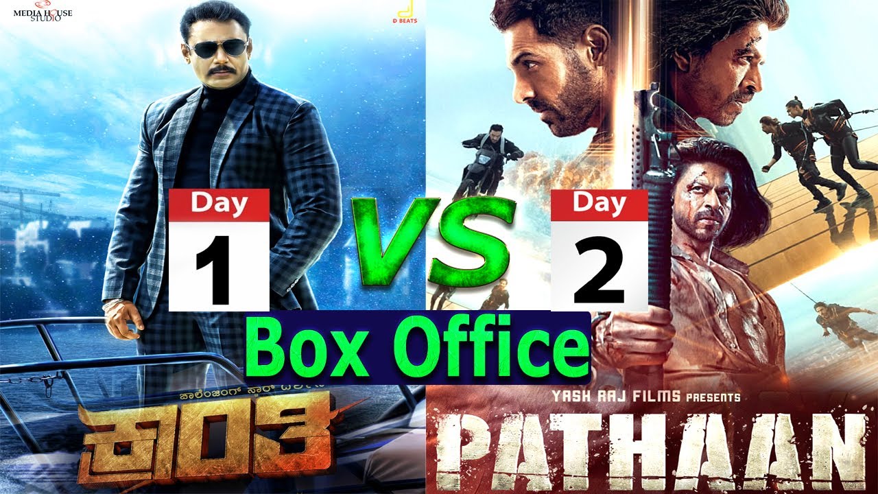 Kranti 1st day & Pathaan 2 Days Total Worldwide Box Office Gross Collection