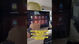 TOYOTA LANDCRUISER LC300 MODEL 2022 | UPGRADE TO REAR ANDROID SCREEN..