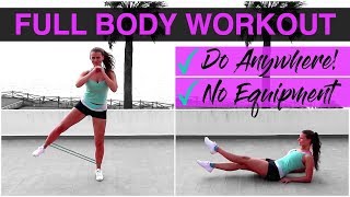 FULL BODY WORKOUT | BODYWEIGHT | NO EQUIPMENT NECESSARY