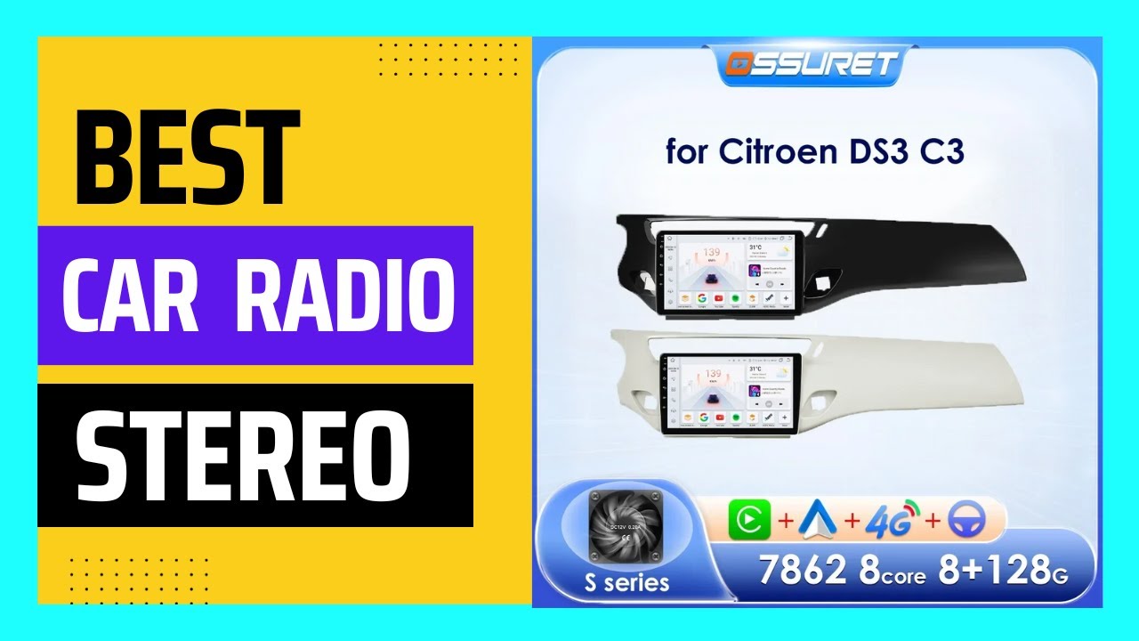 7862 Android Auto Audio Multimedia for Citroen C3 DS3 2010 - 2016 Car Radio  Stereo Video Player GPS Carplay 2DIN Headunit DSP