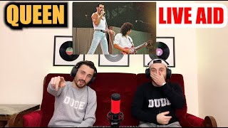 QUEEN - LIVE AID | THEY ARE OUT OF THIS WORLD!! NO WORDS NEEDED!!! | FIRST TIME REACTION