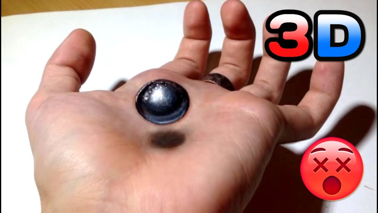 ⁣6 illusions d'optique étonnantes sur la main ! (Dessin 3D)