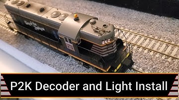 Proto2K GP7 Decoder & Light Install