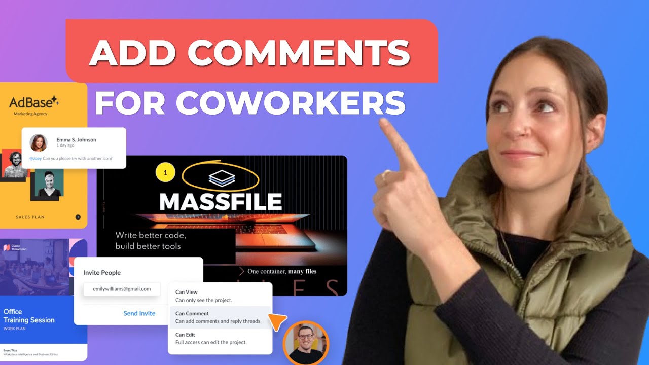 Share Comments on Documents | Visme Tutorial - YouTube