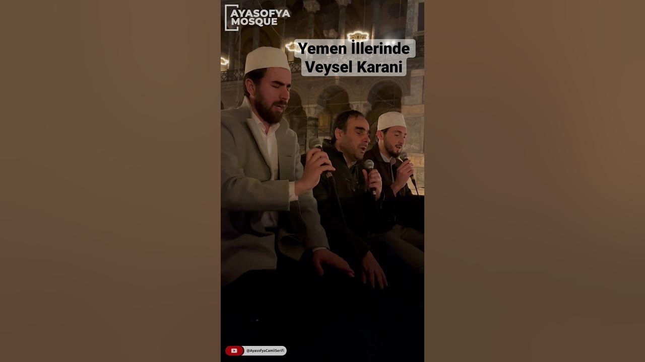 Ayasofya Camii’de hocalarımızdan teravih arası “Yemen İllerinde Veysel Karani” Ayasofya Camii’de hocalarımızdan teravih arası “Yemen İllerinde Veysel Karani”