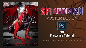 spider man poster design tutorial #photoshop