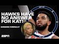 Karl-Anthony Towns is the SINGLE FIGURE the Hawks have no answer to 😤 - Monica McNutt | Get Up