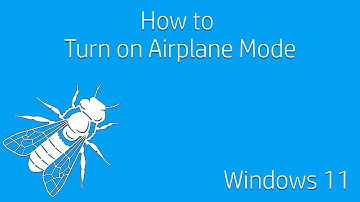 Windows 11 - How to turn on Airplane mode