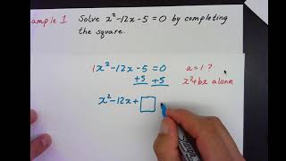 Solving Quadratics Part 3 Completing the Square