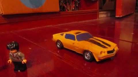 Transformers Stop Motion- Movie Bumblebee vs Barricade