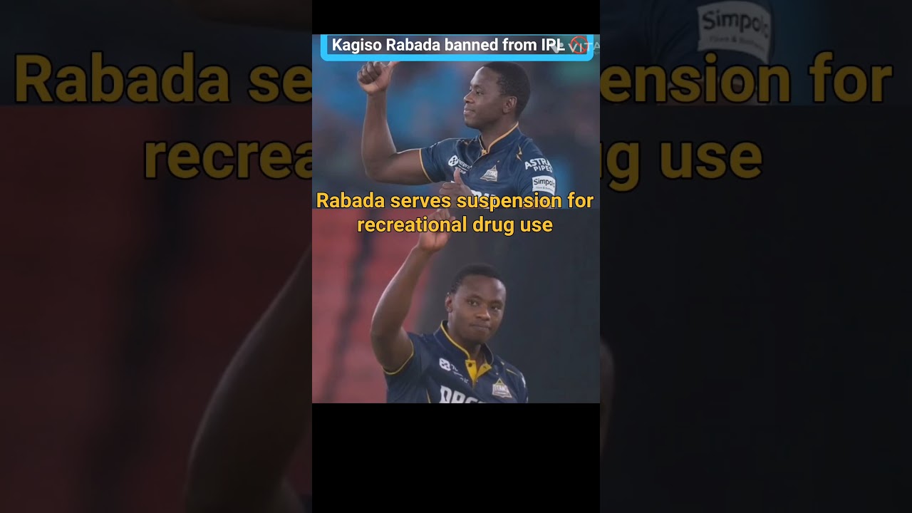 Kagiso Rabada banned 🚫 