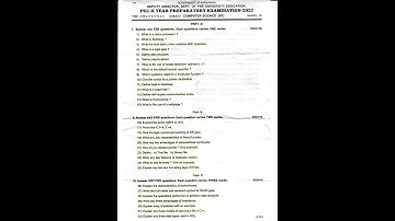 Computer Science Question Paper