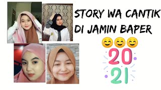 status wa cewe cantik/imut bikin baper