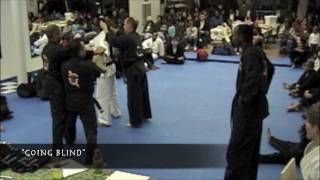 Blind Folded Board Break (Mr. Taylor)
