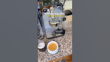 POV morning coffee #espresso #coffee #coffeeislife #coffeeislove