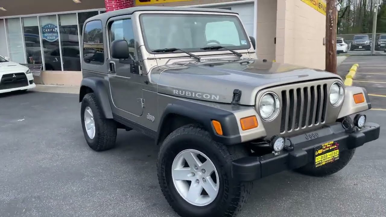 2005 Jeep Wrangler Unlimited Rubicon Sport Utility 2D @LAAutoStarVA -  YouTube