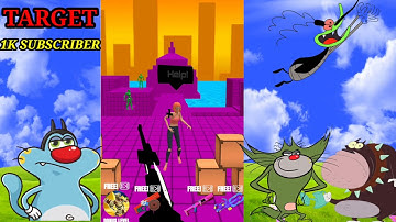 NOOB vs PRO vs HACKER Pierce Them All | Oggy, Jack, Shinchan, Bob, Cockroaches Voice || Snow Gamer