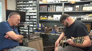 Vintage D-Lab Monarch FM Radio Boutique 6CL6 Class A 1 watt tube guitar amp demo high distortion