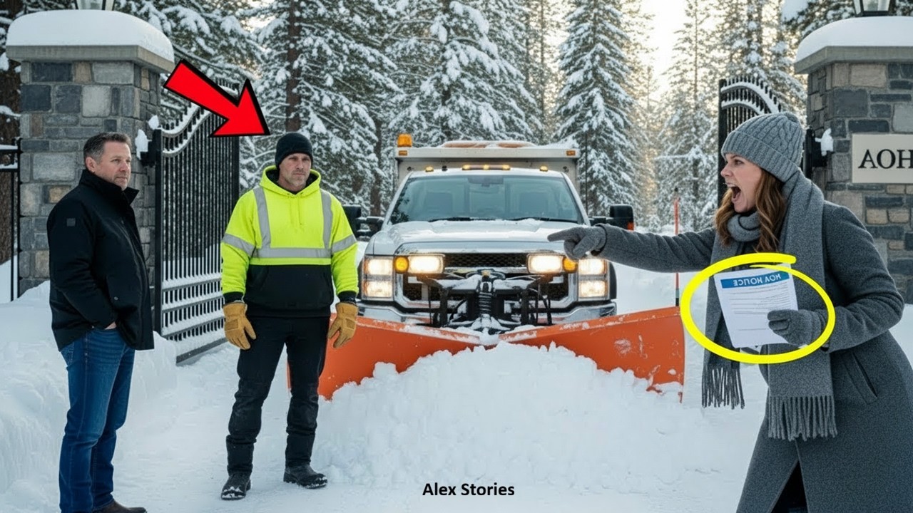 HOA Demanded I Plow Their Roads For Free, So I Blocked Their Gate With A Twelve Foot Snowdrift