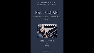 Video thumbnail of "Leonard Cohen: Hallelujah (for Alto Saxophone and Piano)"