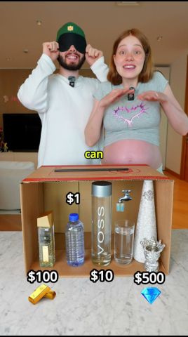 $500 Water vs $1 Water – Blind Taste Test! #TeamWater