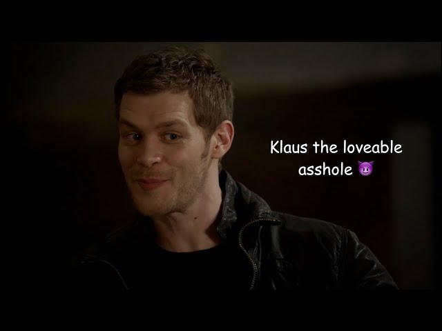 Klaus being a loveable asshole for 5 minutes straight class=