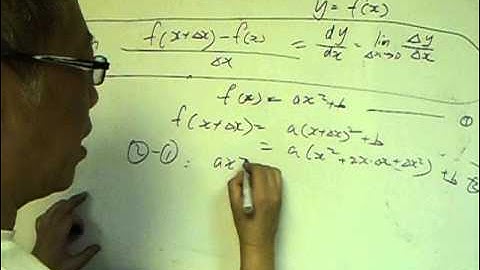 HKDSE maths Calculus Differentiation 入門 part 1 梁 sir 廣東話講授