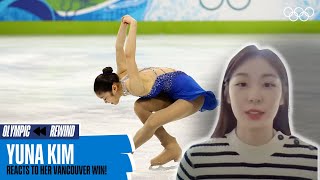 Yuna Kim reacts to her Gold Medal performance at Vancouver 2010! 🥇⛸🇰🇷